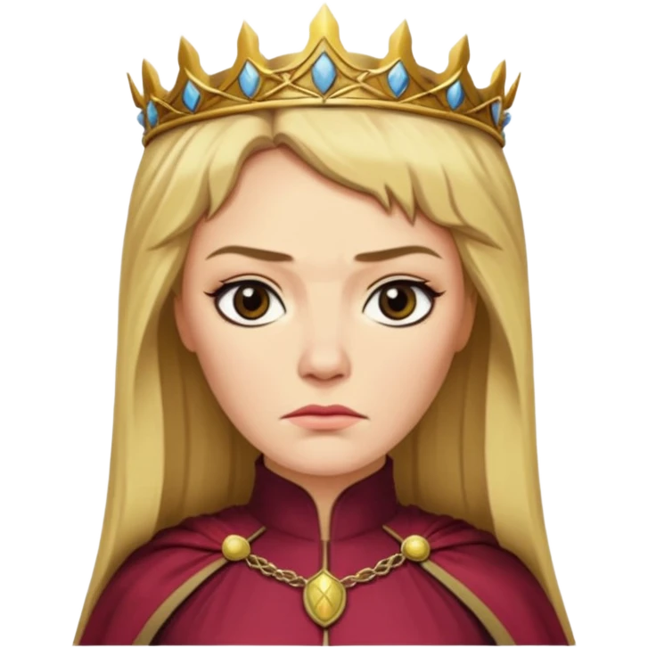 Cersei Lannister

  from Games of throne character face only front face emoji