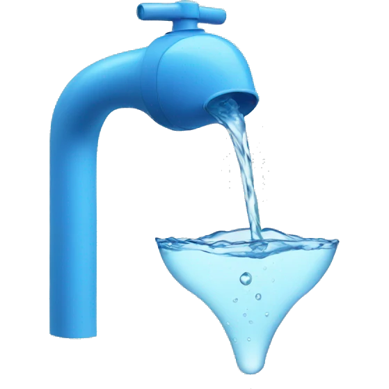 water pouring on person emoji
