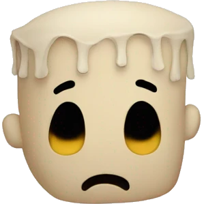 cartoon head buried in pillow emoji