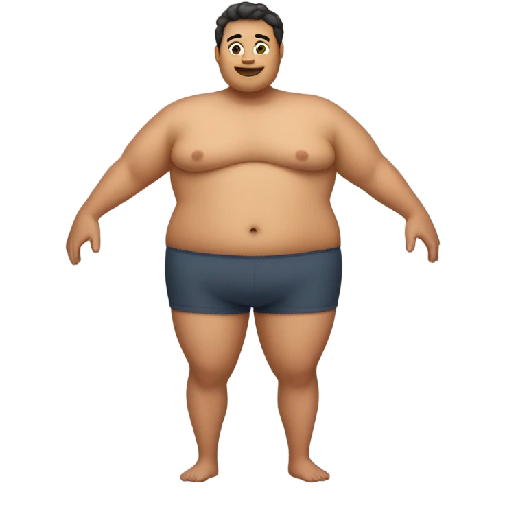 Fat preson emoji