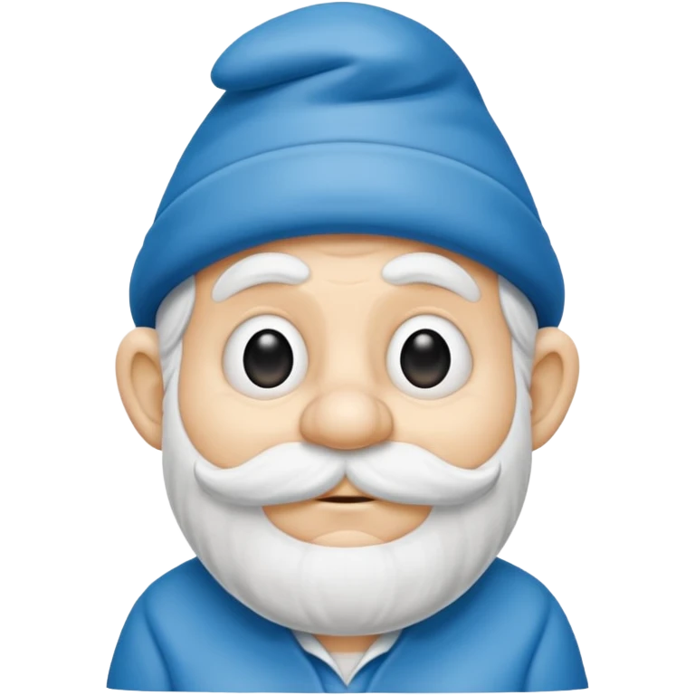 grandfather smurf  emoji
