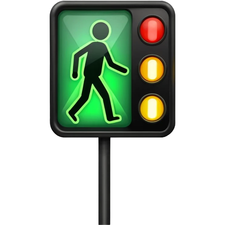 Crosswalk Light signal icon Lights , Kidsn. emoji