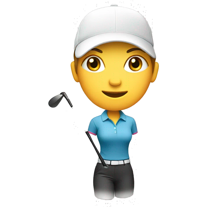 Women golf  emoji