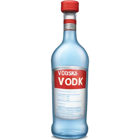 Bottle of vodkas  emoji