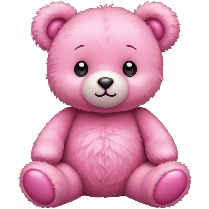 Pink baby teddy bear  emoji