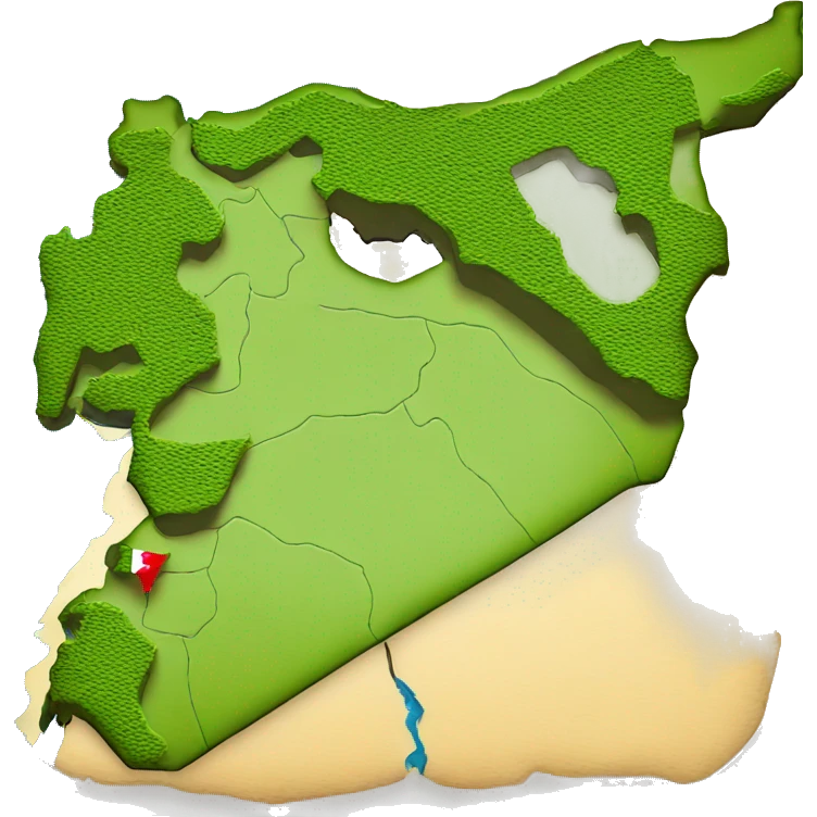 syria map emoji