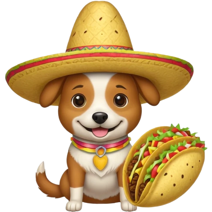 Taco dog emoji