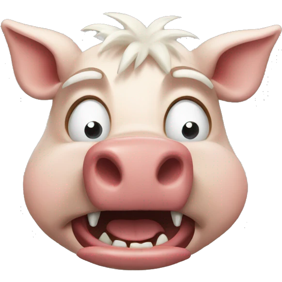 Belching hog emoji