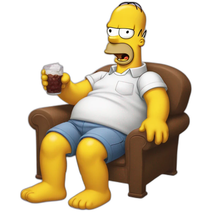 Homer simpson esting mangu emoji