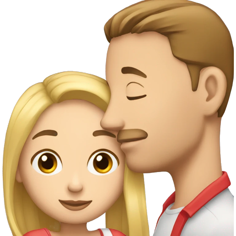 Pareja internacional beso emoji