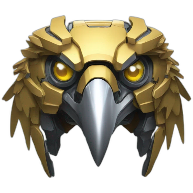 mecha eagle head emoji