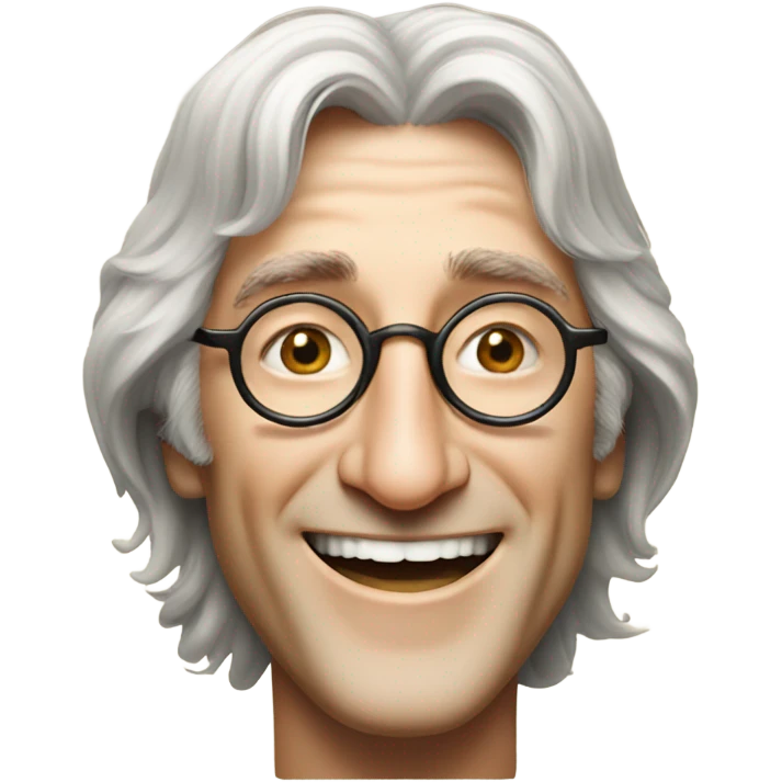 john lennon smiling emoji