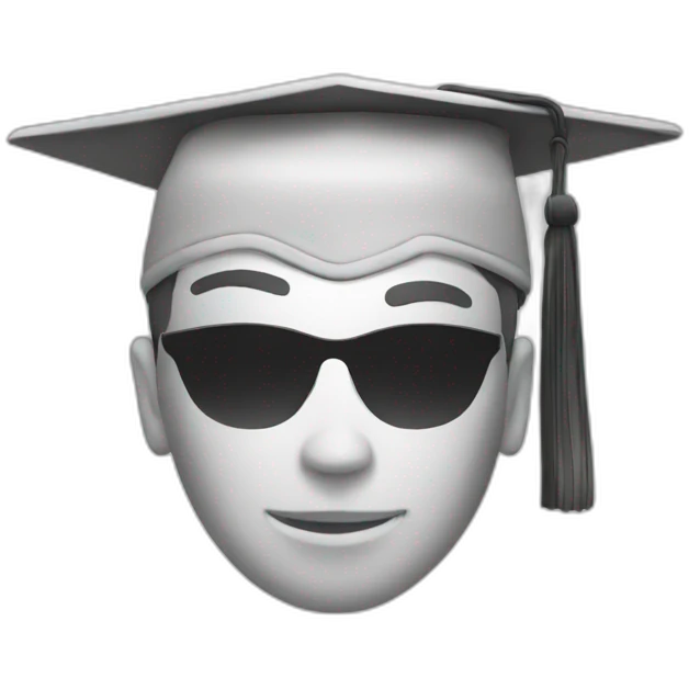 money graduate male emoji