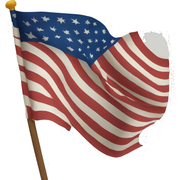 flag flying in the wind emoji