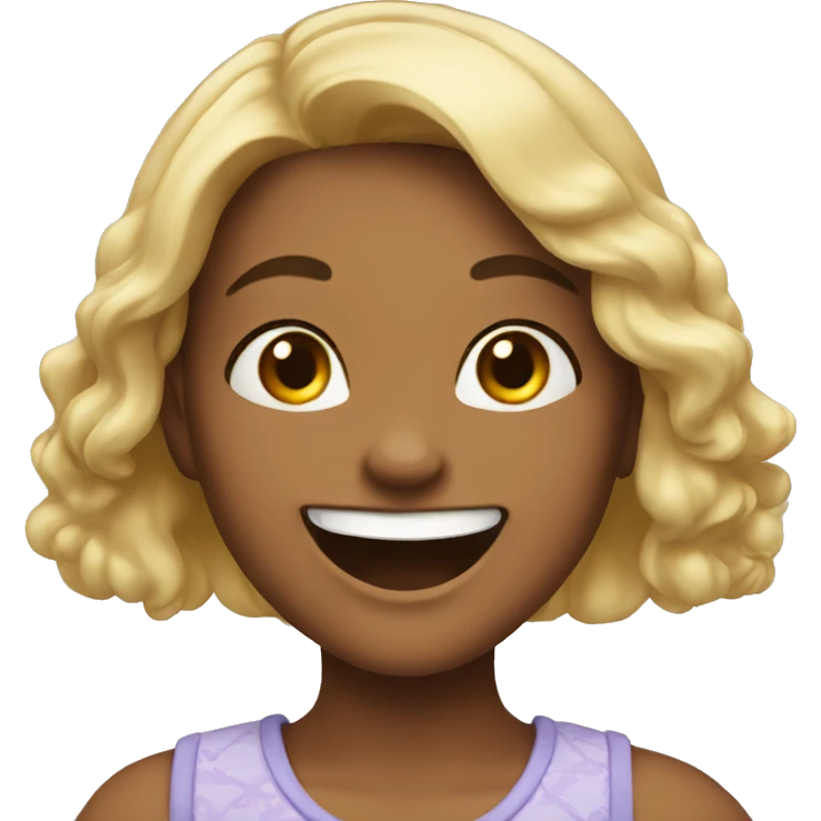 Happy girls  emoji