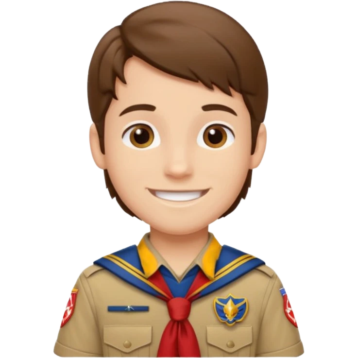 scout boy long hair emoji