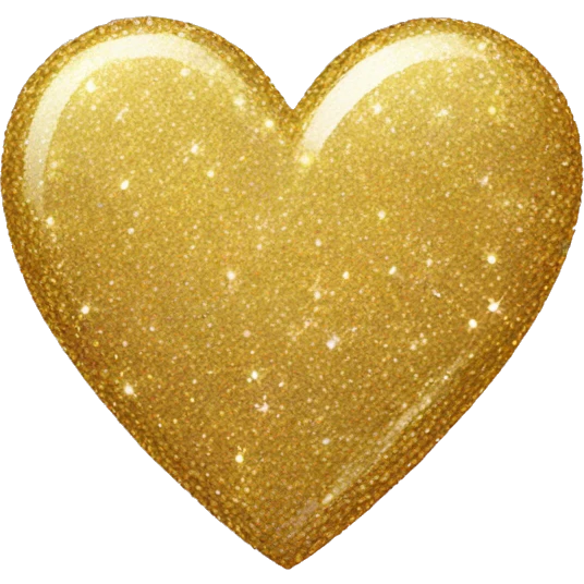 glittery heart emoji