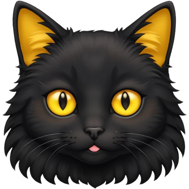 cute black cat emoji