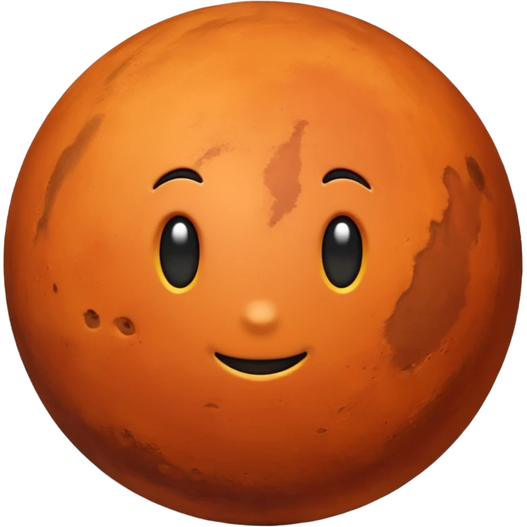realistic mars planet emoji emoji