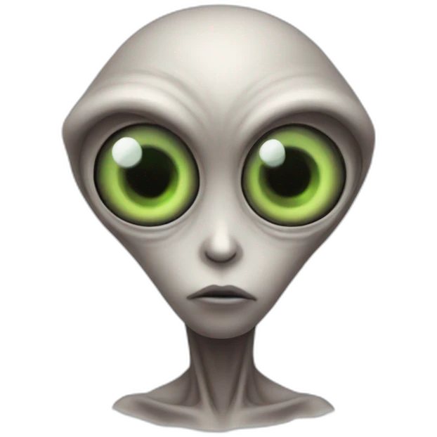 alien with very big eyes emoji