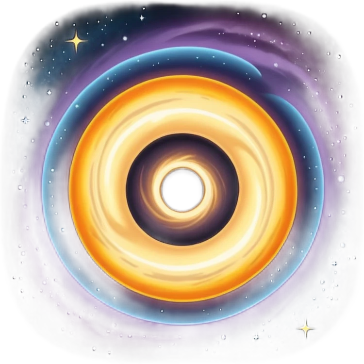 Black hole emoji