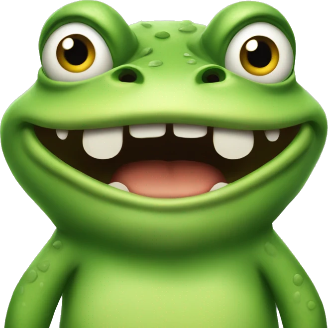 Angry mad very angry frog emoji