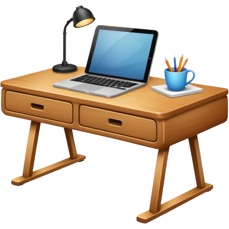 a desk table emoji