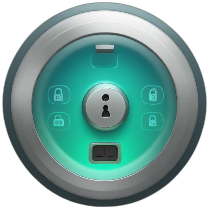 smart lock with code panel emoji