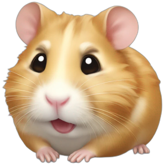 Hamster qui fait un clin d’œil emoji