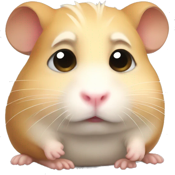 hamster looking sad emoji