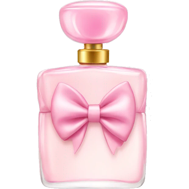 Light pink bow perfume  emoji