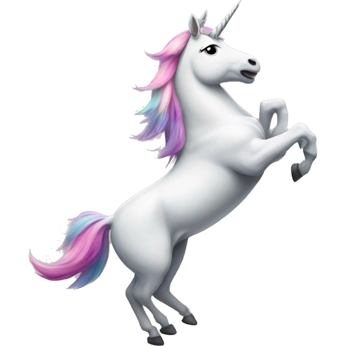 Unicorn dancing emoji