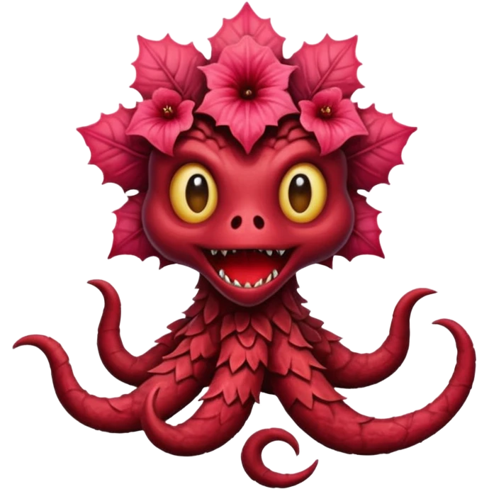quiero q mi emoji se parez ca a un demogorgon de stranger things emoji