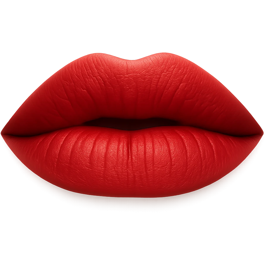 lips, remove background emoji