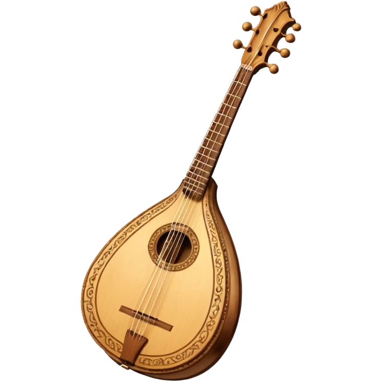 Baroque lute emoji