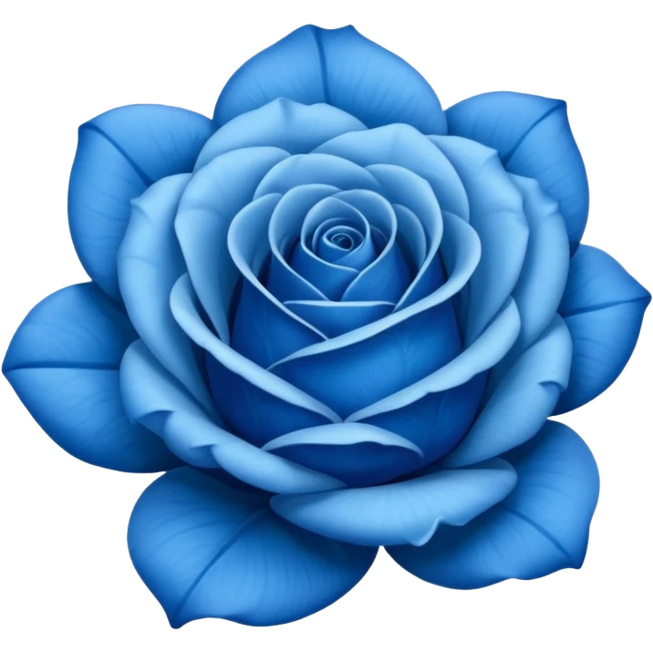 Rose blue emoji