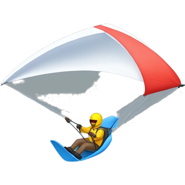 Hang gliding emoji