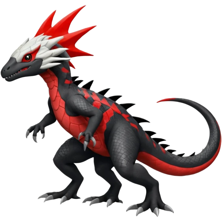Salandit-Silvally-fusion (full body) emoji