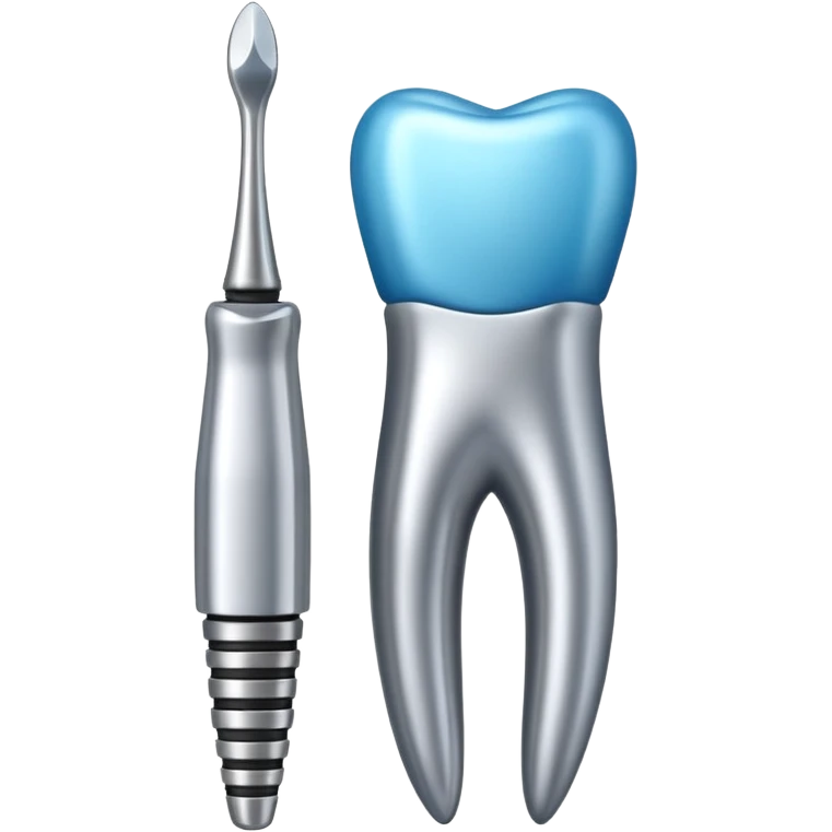 dental endodontic file, slightly angled emoji