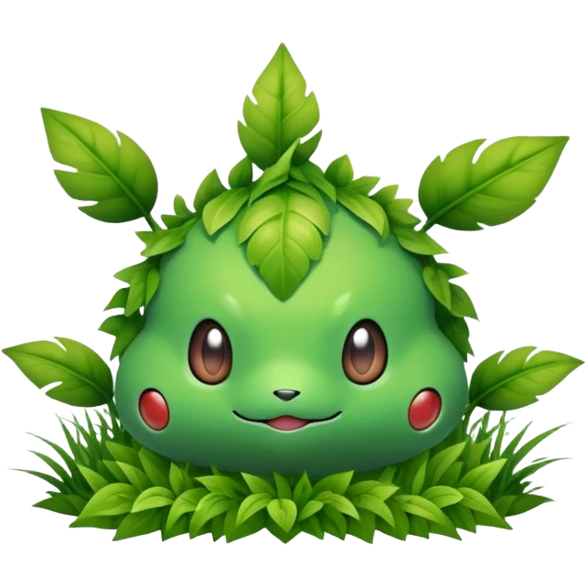 Grassy Pokémon-Fakémon-creature emoji