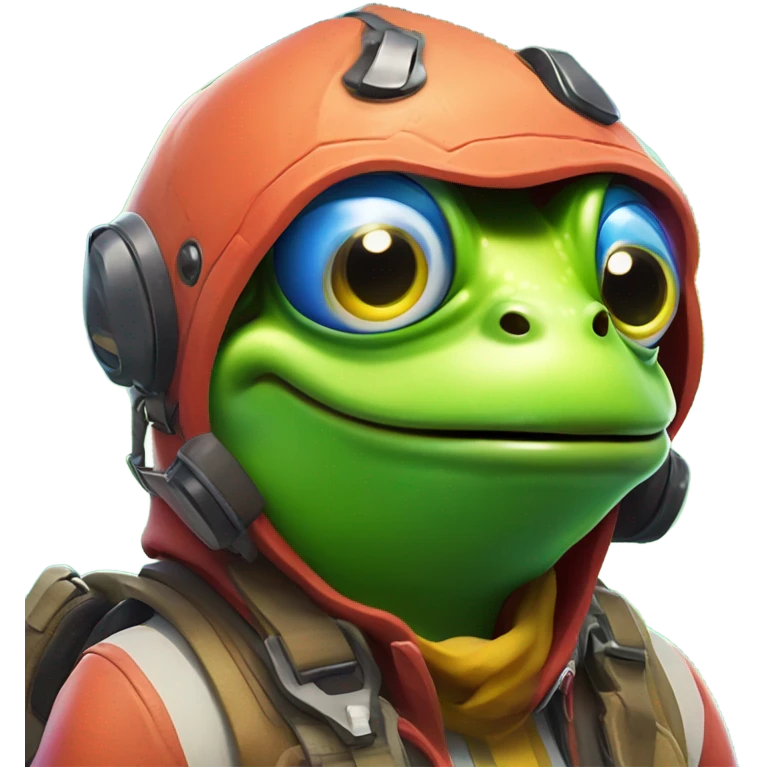Fortnite frog emoji