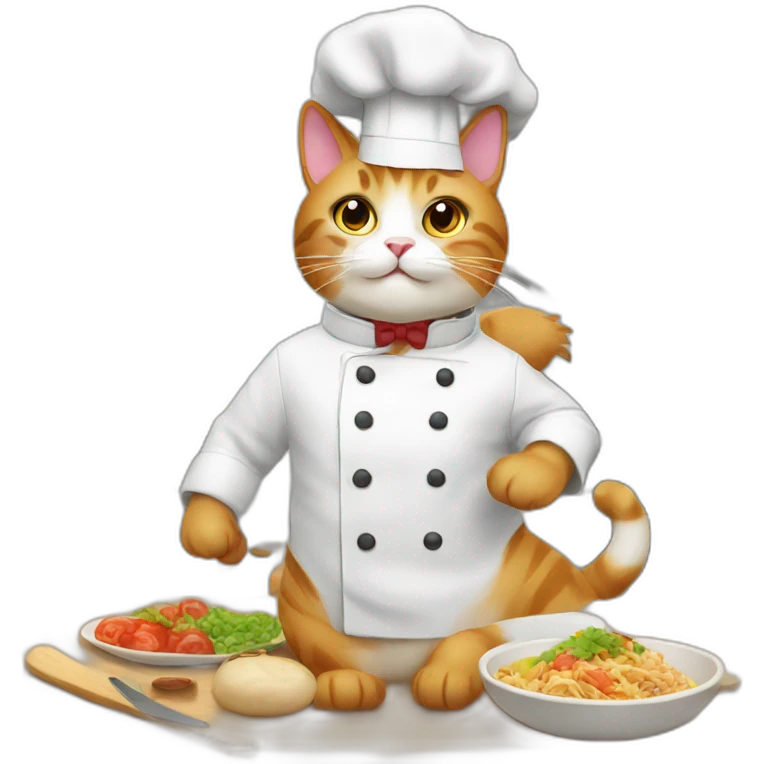 Chef cat emoji