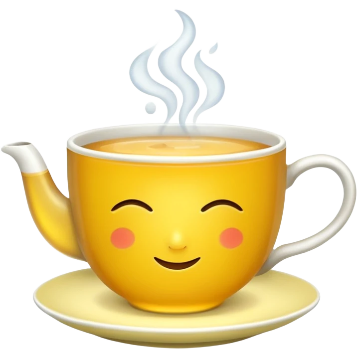 Tea with lemon emoji