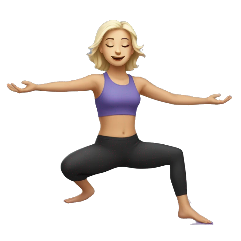 yoga and magic emoji