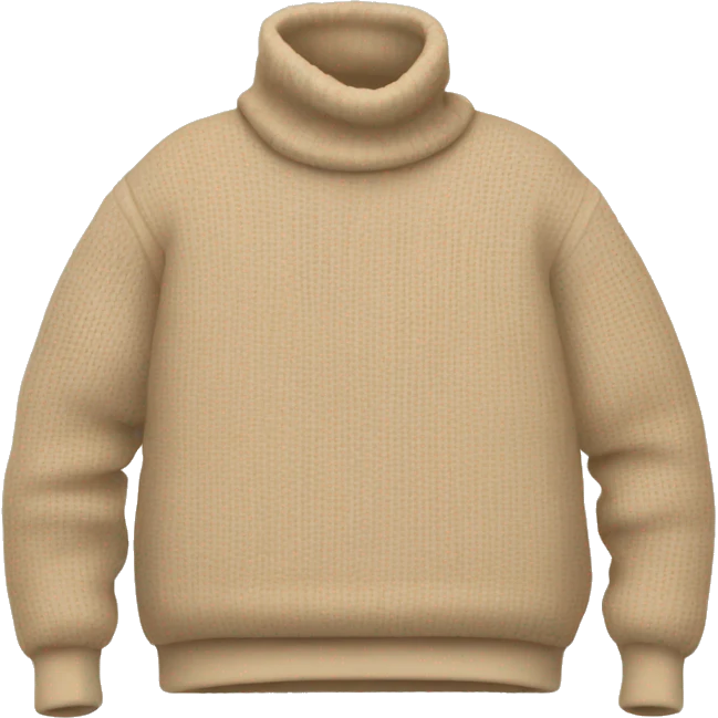 Cozy Pullover beige Autimn emoji