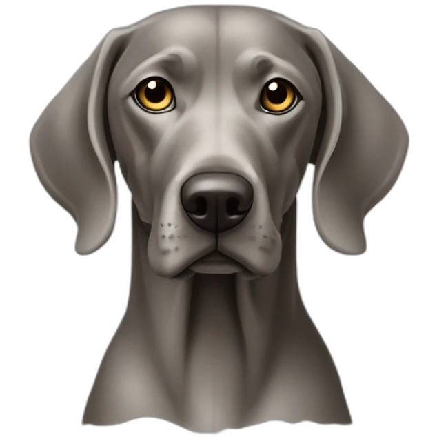 Braque de weimard concon emoji