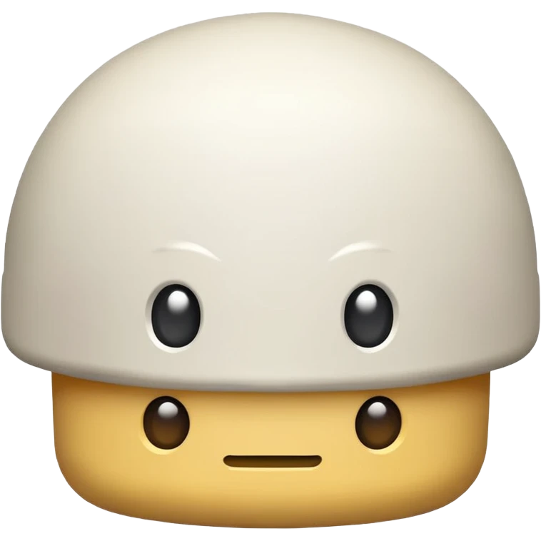 white shulker, closed shell, minimal emoji