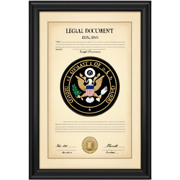 официальный документ закон  emoji