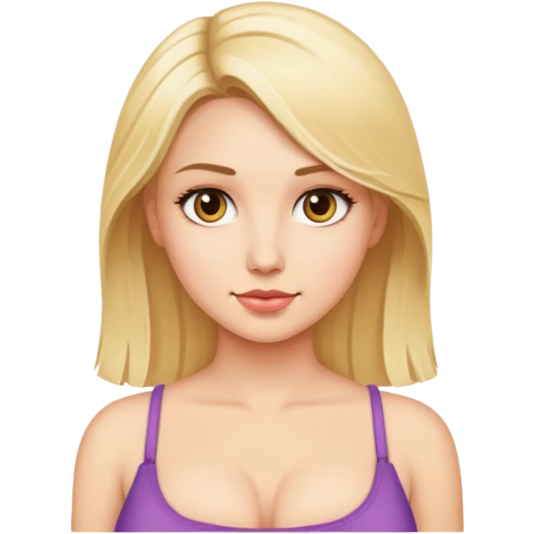 Блондинка с 5 размером груди emoji