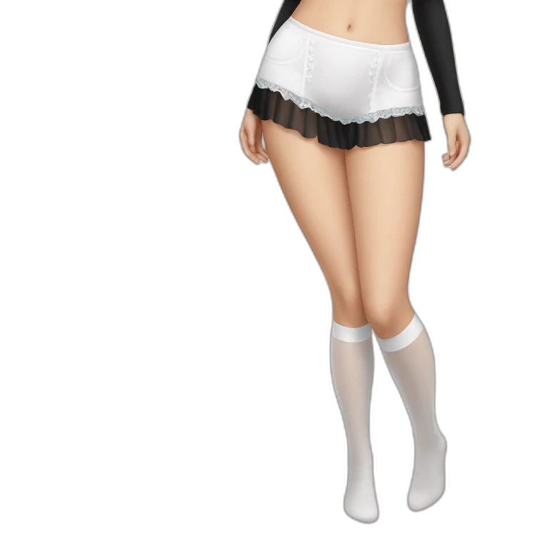white-knickers-white-stockings-black-skirt emoji